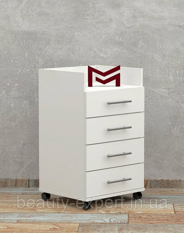Візок косметологічний для візажиста салону краси перукарська тумба з шухлядками для косметолога М216, фото 1