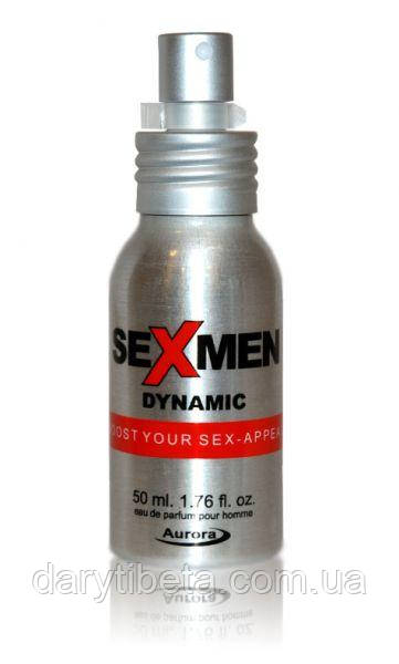 Парфуми з феромонами чоловічі SEXMEN DYNAMIC, 50 ml, Польща, Aurora