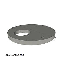 Плита перекрытия колодца 3ПП 15-2 (крышка колодца)