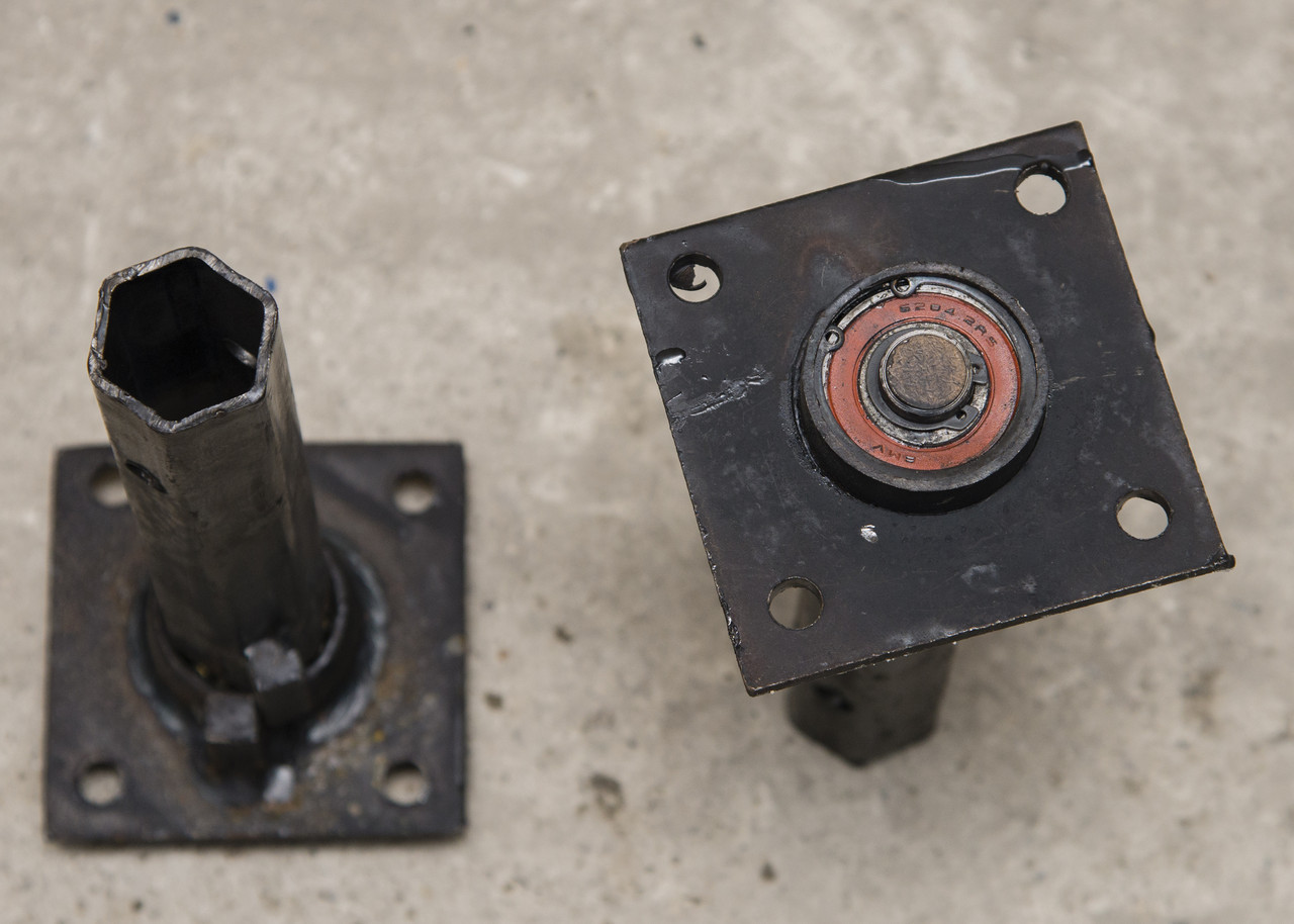 Ступиця поворотна шестигранна 32 мм мотоблочна (довжина 250 мм, пара), фото 1