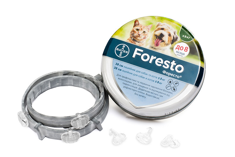 Foresto (Форесто) нашийник для собак і котів від бліх і кліщів, 38 см