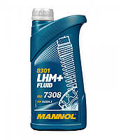 Гидравлическая жидкость Mannol 8301 LHM+ FLUID 1л PSA B712710 зеленого цвета