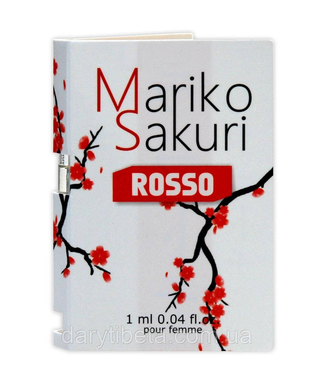 Парфуми з феромонами для жінок Mariko Sakuri ROSSO, пробник 1 мл, Aurora, Польща