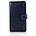 Чохол Idewei для Samsung Galaxy A12 2021 / A125 книжка шкіра PU з візитницею синій, фото 2