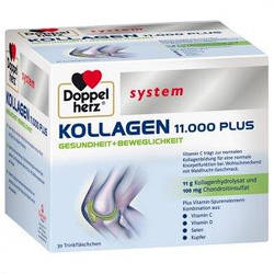 Doppelherz system Kollagen питний комплекс для здоров'я кісток, хрящів і сухожиль 25 мл х 30 Доставка з ЄС