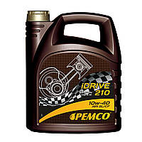 4л Pemco iDRIVE 210 10W-40 полусинтетическое моторное масло (бензиновое, для двигателей на газу)