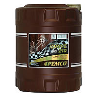10л Pemco iDRIVE 210 10W-40 полусинтетическое моторное масло (бензиновое, для двигателей на газу)