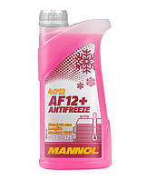 Антифриз MANNOL 4012 Longlife Antifreeze AF12+ -40°C 1л красный готовый раствор (охлаждающая жидкость)