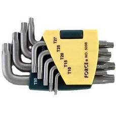 Набір ключів FORCE 5098 Torx Г-образних 9 пр. (Т10-Т50)