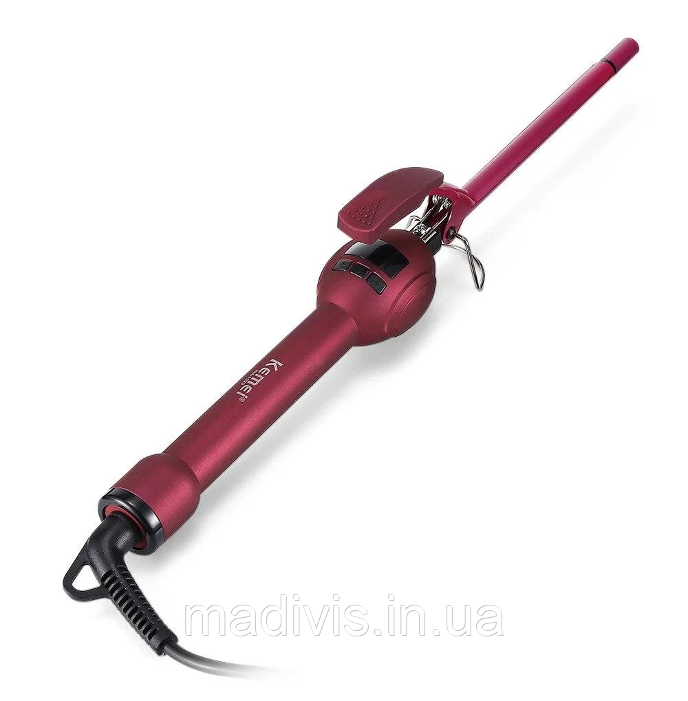 Професійна плойка для завивання Kemei Curlers ceramic pro KM-1023, 8,8 мм, плойка "Афро-кудрі", фото 1