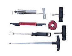 Набір ключів FORCE 907M1 для зняття скла 7 пр.