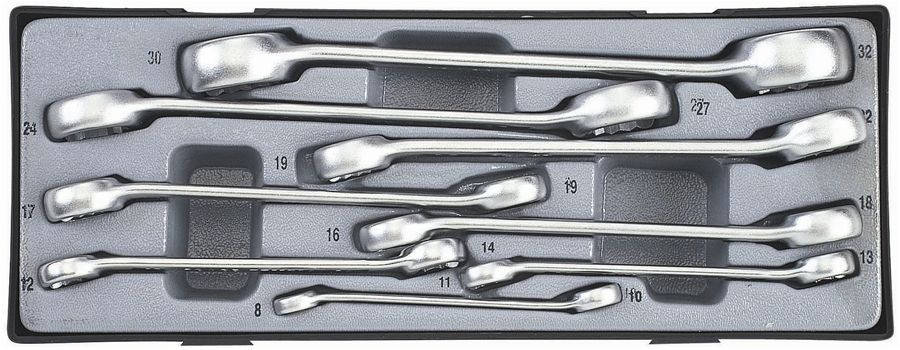 Набір ключів розрізних FORCE T5082 8 шт, фото 1