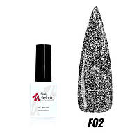 Гель-лак Nails Molekula Flash effect collection F02, 6ml