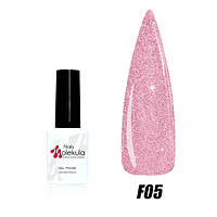 Гель-лак Nails Molekula Flash effect collection F05, 6ml