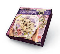 Decoupage Clock декорирование часов Набор для творчества тм Danko Toys