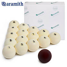 Кулі для російського більярда Aramith Standard Pyramid ø68 мм червоний биток