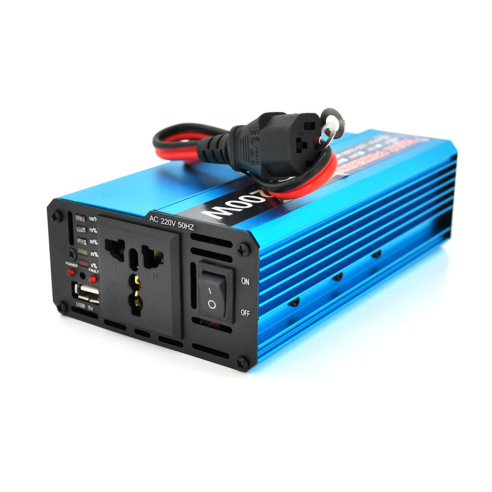 Автомобільний перетворювач напруги інвертор Voltronic з USB DC/AC 1200 W 60 V / 220 V Розетка 60 В 220 В 1200 Вт