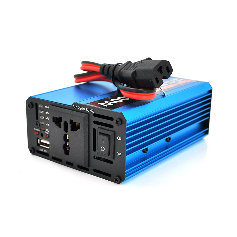 Автомобільний перетворювач напруги інвертор Voltronic з USB DC/AC 600 W 48 V / 220 V Розетка 48 В 220 В 600 Вт