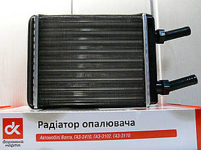 Радіатор опалювача ГАЗ 2410, 3102, 3110 (патр.d 18)