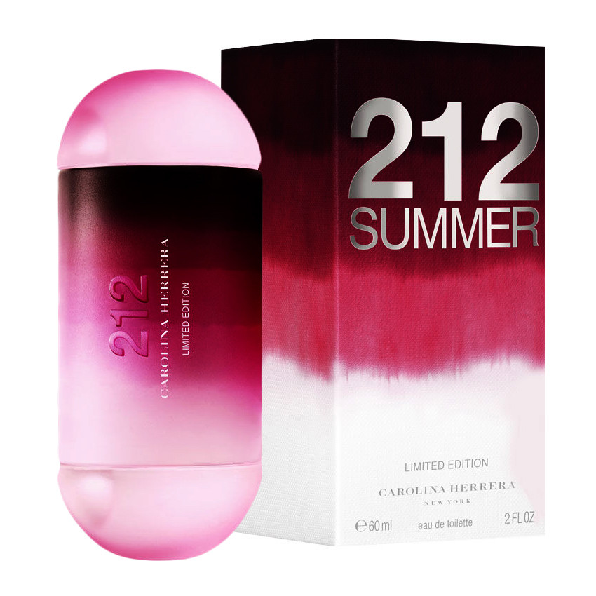 Женская туалетная вода Carolina Herrera 212 Summer Limited Edition (212 Саммер Лимитед Эдишн) 80 мл - фото 1 - id-p203290902