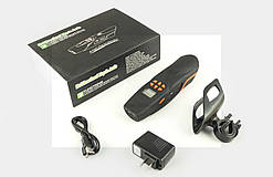 Аудіосистема велосипедна на кермо "NEO" (вологостійка, ліхтарик, рація, МР3/USB/SD/Bluetooth/FM-радіо) (mod:AV1
