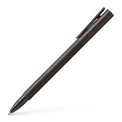 Ручка ролер Faber-Castell NEO Slim Aluminium Gun Metal, колір корпусу бронзовий, 146256