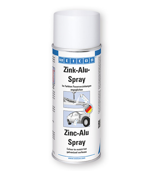 WEICON Zinc-Alu-Spray Цинк-Алюміній-Спрей (Антикорозійний захист,тон гарячої гальванізації.)
