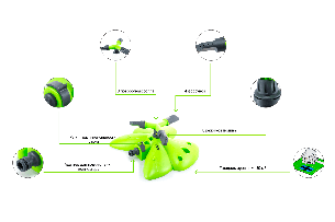 Дощівник Presto-PS зрошувач круговий Метелик (8107G), фото 2