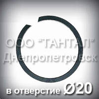 Кільце 20х1 ГОСТ 13941-86 концентричне наполегливе внутрішнє А20