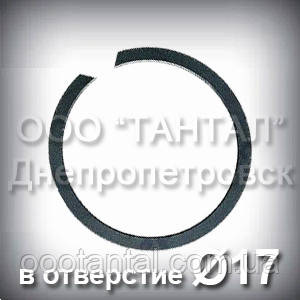 Кільце 17х1 ГОСТ 13941-86 концентричне напружене внутрішнє А17, фото 1
