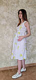 Сукня біле в квіти для вагітних, фото 2