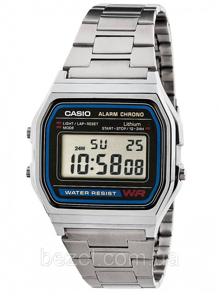 Чоловічий годинник Casio A-158WA-1 A158WA-1D Касіо японські кварцові