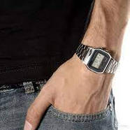 Чоловічий годинник Casio A-158WA-1 A158WA-1D Касіо японські кварцові, фото 5