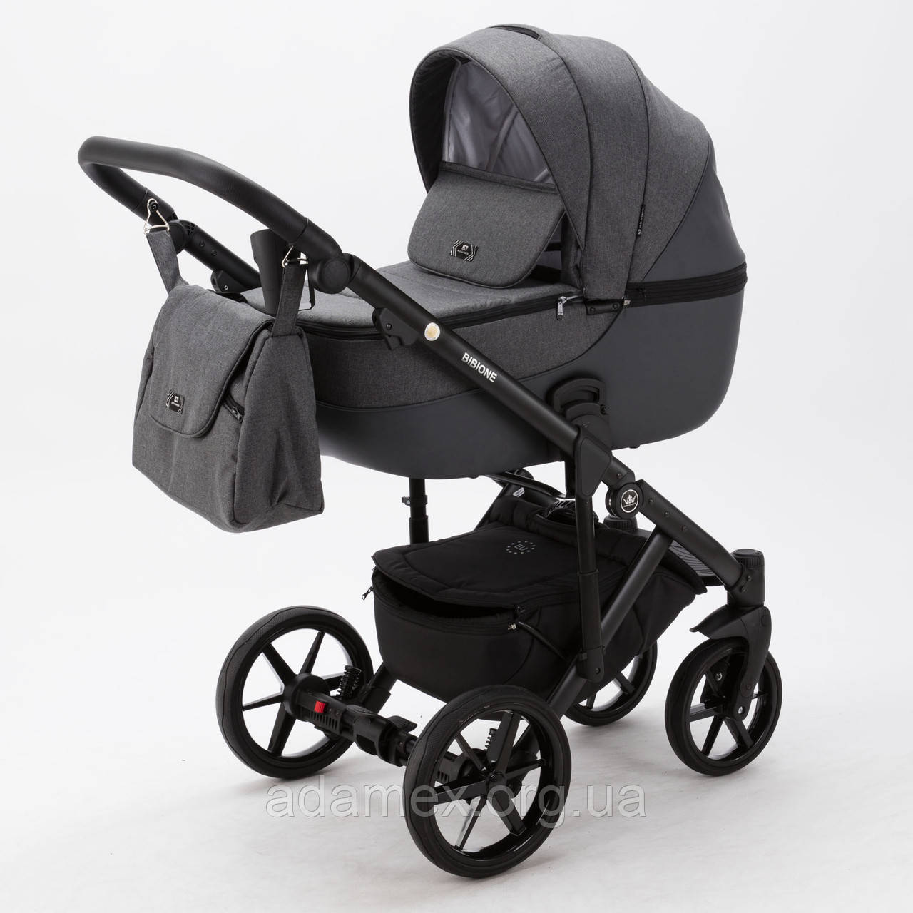 Коляска Adamex Bibione PS-58 Tip графіт