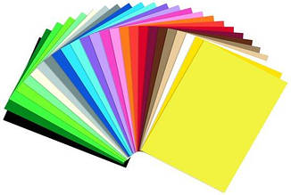 Папір для дизайну Photo Mounting Board 300g/m2, 25x35cm 25 арк. асорті кольорів