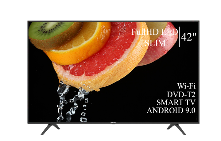 Телевізор Hisense 42" Smart-TV/Full HD/DVB-T2/USB Android 9.0