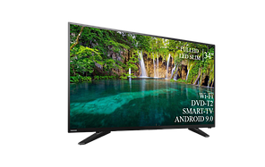 LED телевізор Toshiba 34" Smart-TV/Full HD/DVB-T2/USB Android 9.0