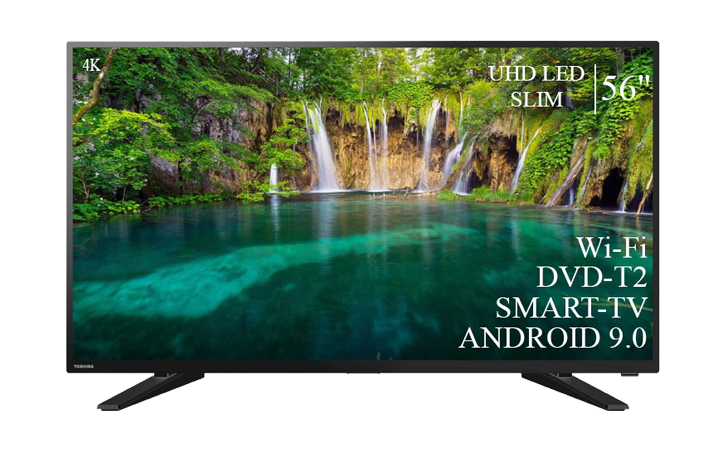 Телевізор Toshiba 56" Smart-TV/DVB-T2/USB АДАПТИВНИЙ UHD,4K/Android 13.0