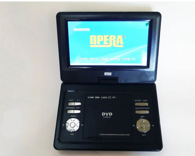 Портативний DVD + телевізор Opera TV OP-1180 11" T2/USB/HD