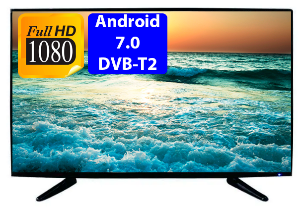 Телевізор LED TV 32" FullHD SmartTV DVB-T2 HDMI USB, VGA + Пульт Д/У
