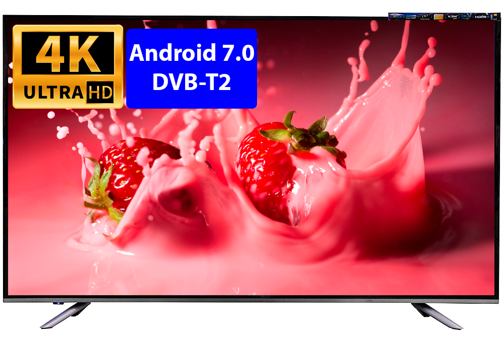 Телевізор LED TV 58" SmartTV 4К UHD HDMI USB, VGA