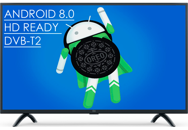 Телевізор Xiaomi 32" Smart TV Android 8.0/WiFi/HD Ready/DVB-T2/