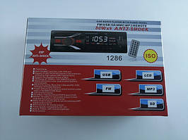 Магнітола в авто Pioneer 1286 ISO - MP3+FM+USB+microSD-карта