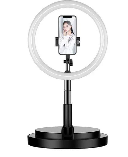 Кільцева світлодіодна LED Лампа Y2 Live Beauty Light 29 див. c підставкою з затиском для телефону