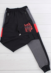 Стильні чоловічі чорно-сірі спортивні штани, розмір SM-L-XL-XXL