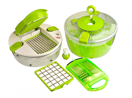 Овочерізка універсальна Multi Salad Сhef ( Зелений)