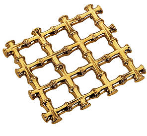 Підставка під гаряче квадратна латунь Італія Stilars 642