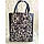 Сумка Victoria`s Secret 2014 Black & White faux leather Leopard Print Tote Bag, фото 2