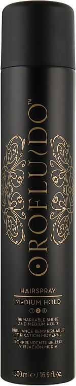 Лак для укладання волосся сильної фіксації Orofluido Styling Hairspray, 500 мл