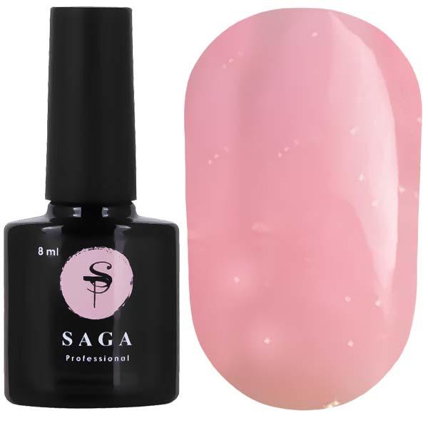 База кольорова Saga Color Base №10, світло-рожева з шиммером, 8 мл